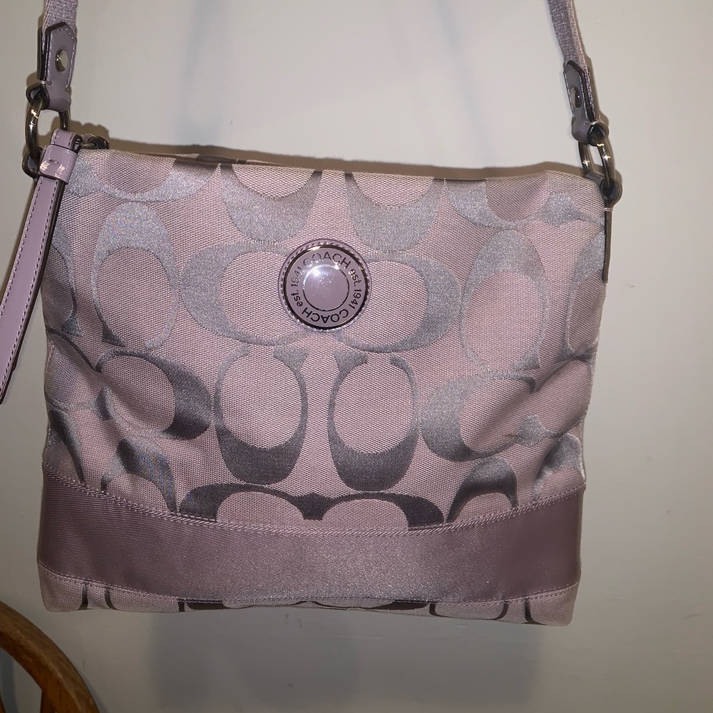 Lavender coach purse